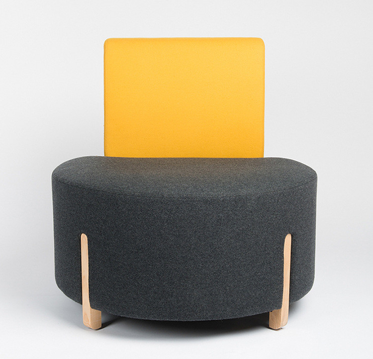 Multicolor round Modern Sectional 400kg Living Room Sofa