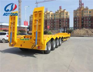 China OE NO. Juyuan Trailer Manufactory 60T Lowboy Semi Trailers for Excavator Transport wholesale