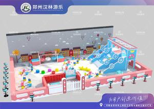 China PVC plywood Indoor Playground Equipment Macaron Theme Indoor Play Maze wholesale
