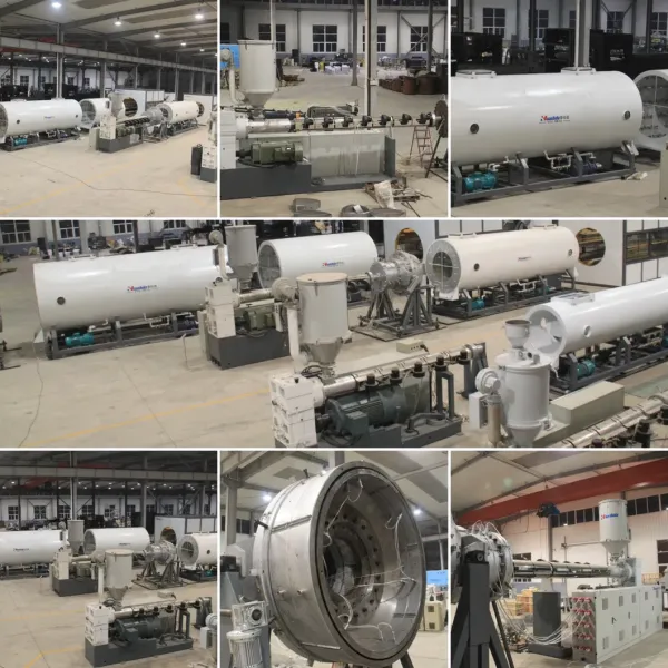 PE Jacket Pipe Production Line for PUF Pre-Insulated Heating Pipes