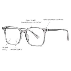 China TR+ Titanium Alloy Combination Glasses For Men And Women 4 Colors wholesale