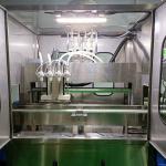 Video Outgoing-Inspection 4 Heads Liquid Filling Machine for Sulfuric Acid
