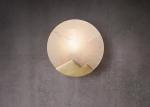 Modern wall lamp round glass bedroom bedside lamp designer light luxury lamp
