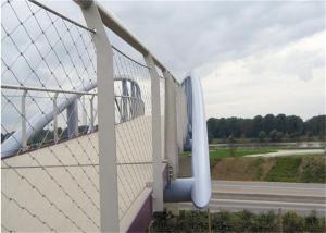 China 316 Stainless Steel Wire Mesh 20mm - 200mm Aperture For Bridge Protecting wholesale