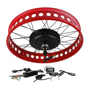 China CE EN15194 TUV certificate 48V 2000W electric bike motor kit with battery and LCD display wholesale