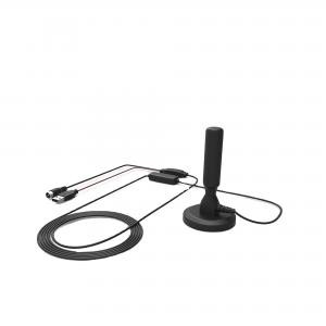 China Digital Satellite Color TV Indoor Antenna with RG174 Cable 110mm Height and Materials wholesale