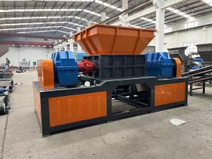 China Double Shaft Shredder Plastic Waste Shredder Scrap Metal Shredder Tire Shredder Waste Wood Shredder wholesale