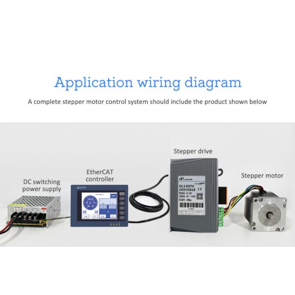 Lichuan DC Open Loop Stepper Motor Drivers Kit 0.6N.m 2 Phase Nema17 DC24V～48V 1.2A