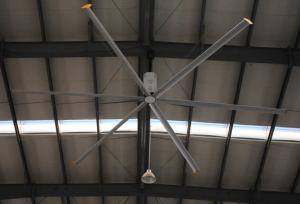 China Aerodynamic 6 Blade Bigass Large Industrial Ceiling Fan , 20ft HVLS Electric Ceiling Fan on sale