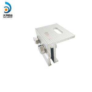 China Aluminum Alloy U Shaped Guide Rail Bracket Photovoltaic wholesale