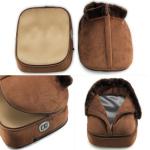 Brown Color Shiatsu Foot Warmer Massager Size 32 * 30 * 13cm High Safety