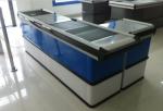 Metal Checkout Desk , Checkout Cashier Counter With Motor Belt For Fast Food