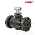 High Pressure 2 Three Piece Forged Trunnion Mounted Ball Valve Api 608 DN50