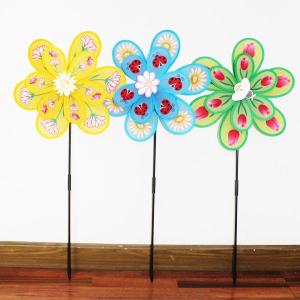 China Spring seasonal windmill flowers Double Layer wholesale