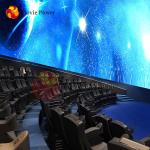 Customized 2 Seats 4D Cinema Equipment For Shopping Mall Movie Power Environment