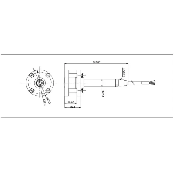BH-WS Wastewater Treatment Hydrostatic Level Sensor with Anti-Clogging Design