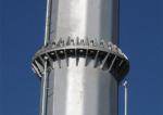 High Mast Steel Transmission Pole , Monopole Power Tower Steel Utility Pole