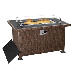 China 44in 50000 Btu Propane Fire Pit Table Auto Ignition wholesale