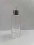 Round Essential Oil Bottle 40ml Glass Dropper Bottles Various OEM Color
