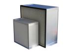 Medium Efficiency 0.5um Deep Pleat Air Filter 610*610*292 Flange Type