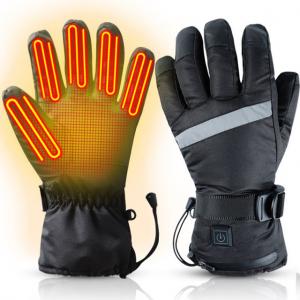 China Downhill Electric Heated Skiing Gloves Waterproof 29x13cm 0.8kg wholesale