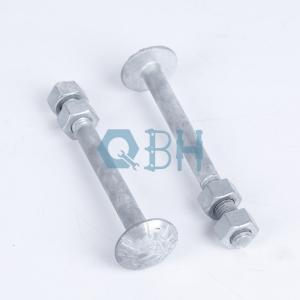 China ANSI Step Round Head HDG PLAIN A394T Carbon Steel Bolt wholesale