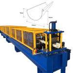 Zincalume Galvanized Steel Half Round Gutter Roll Forming Machine Roofing Rain