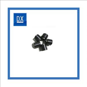 China Stainless steel oxidation blackened double lead inch short transmission worm wholesale