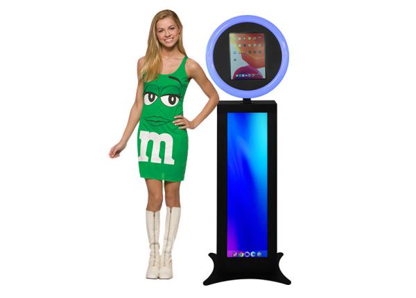 12.9'' Portable Photo Booth Shell Stand For Ipad Portable Selfie Booth Music