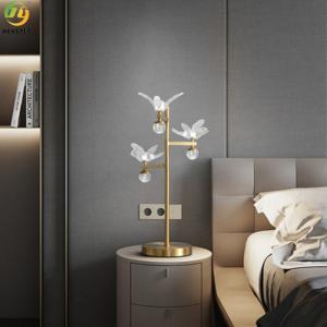 China Decoration LED Bedside Table Lamp Read Clear Glass D420 X H680 on sale