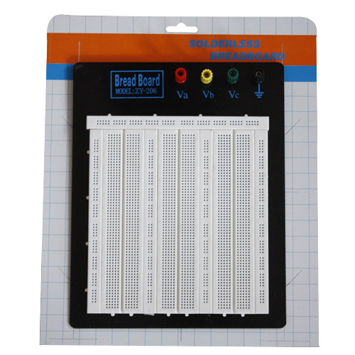 Big Size Soldered Breadboard Electronic Prototype Board 4 Binding Posts
