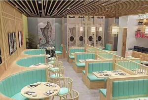 China Customized Modern Restaurant Furniture ，Restaurant Booth And Table Set on sale