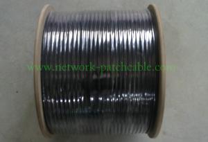 China Black 1000ft Cable SFTP Cat 5e RoHSPVC Jacket Solid Network Cable wholesale