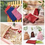 Customized Printed Jute Bags Storage Linen Drawstring Hessian Sacks