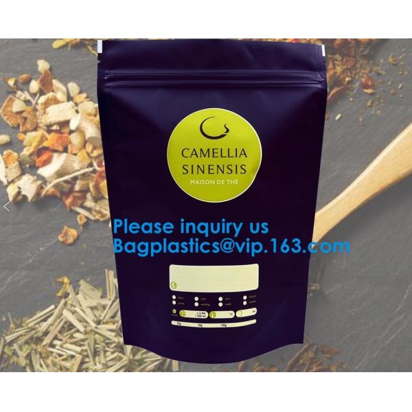 Custom Print Biodegradable Foil Packaging Soft Zipper Stand Up Bottom Gusset Plastic Drinking Pouches Bags With Straws