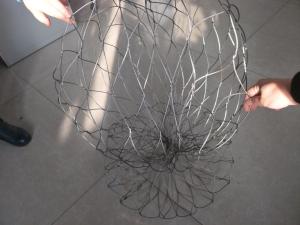 China Stainless steel rope mesh bag wholesale
