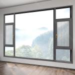 Clear Glass Aluminum Casement Double Glazed Windows For Mobile Homes