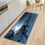 Christmas Long Strip Washable Kitchen Carpet For Sofa Area