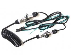 China Trailer Spring Coiled USB Cables Custom Automotive Wiring Harness wholesale