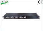 16 BNC Channel Coax Surge Arrester For Coaxial Cable / Video Signal Transmission