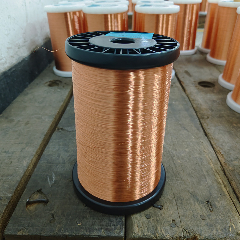 Oxygen Free Copper Enamelled Round Copper Wire with Insulation Thickness of 0.01mm-0.5mm and Dependable Conductor Resistance