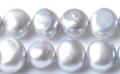 Silver Grey Nugget String Loose Fresh Water Pearl Beads