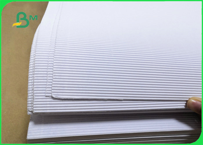 White Corrugated Cardboard For Cosmetic Box lining F Flute 36 x 48 inches