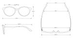 Comfy Anti Screen Glare Glasses Unisex Optical Glasses 55mm-18mm-150mm