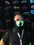 Wholesale Halloween Party Costume Cosplay Props Masks LED Rave Face Mask