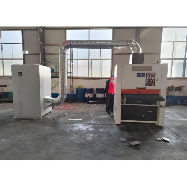 Model BP1000 CNC Metal Plate Surface Finishing Machine Surface Eliminating Burrs