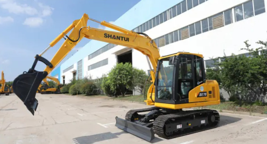 Used Shantui 7.5 Ton Hydraulic Crawler Excavator