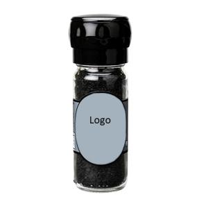 China Glass Jar PC Cap 139mm 147g 100ml Glass Spice Grinder wholesale