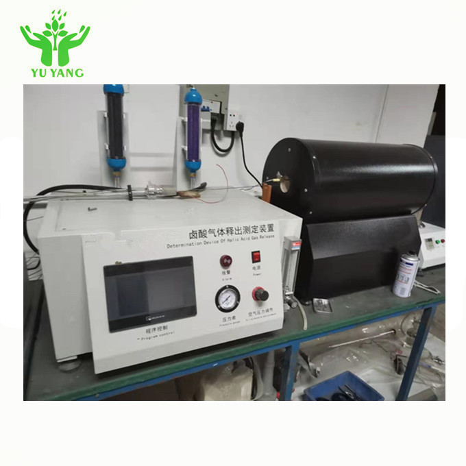 IEC 60754-1 Flammability Test Chamber , Cable Halogen Acid Gas Release Test Machine