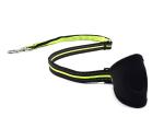 Blue / Yellow 6 Foot Dog Leash , Anti Shock Stretchy Strong Bungee Dog Leash